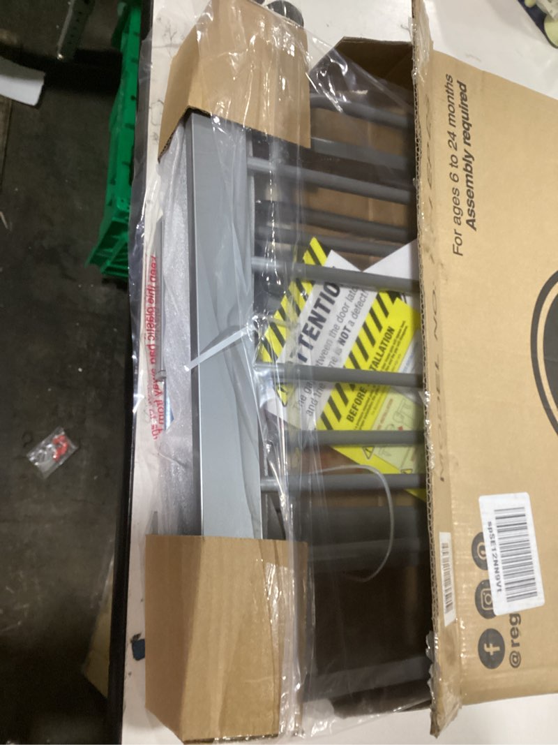 Condition photo showing Good Condition for Regalo Easy Step 49-Inch Extra Wide Baby Gate, Includes 4-Inch and 12-Inch Extension Kit, 4 Pack of Pressure Mount Kit and 4 Pack of Wall Mount Kit, Platinum Platinum 29-49"W x 30"H