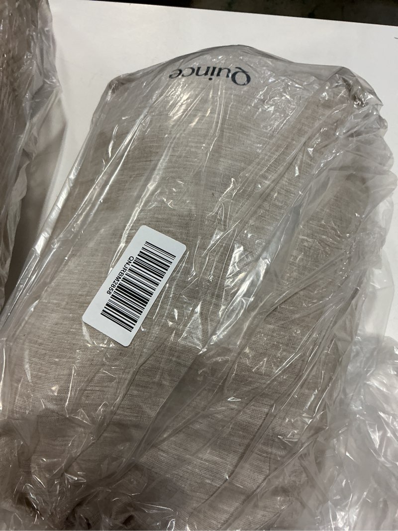 Condition photo showing New/Like New for european linen duvet cover set, king/cal king, natural chambray