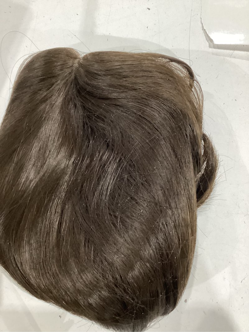 Condition photo showing Good Condition for short bob wig, synthetic hair, black, natural looking synthetic hair wigs for women female wig bob hairstyles brown hair (brown)