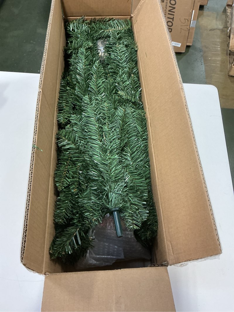 Condition photo showing New/Like New for 2 Pack 4 Ft Outdoor Potted Christmas Tree for Porch with 3 Mode Timer Dual Color Change 80 Warm White & Multi Color Lights 12 Mode Remote Control Battery Operated Xmas Tree Front Door Decor