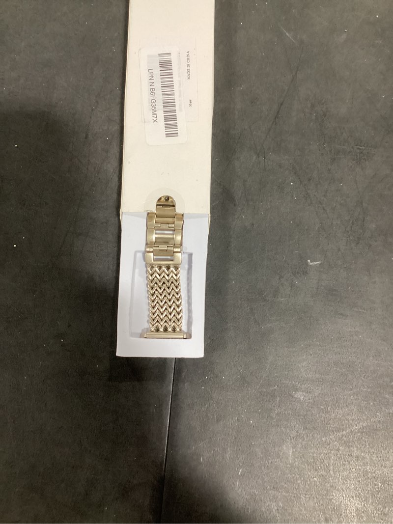 Condition photo showing Good Condition for metal band compatible with apple watch bands for women 40mm 41mm 42mm 38mm 44mm 45mm 46mm 49mm, dressy stainless steel link bracelet, designer strap for iwatch series 11/se/10/9/8/7/6/5/4/3/2/1/ultra gold/starlight 38mm/40mm/41mm/(42mm-series 11 10)