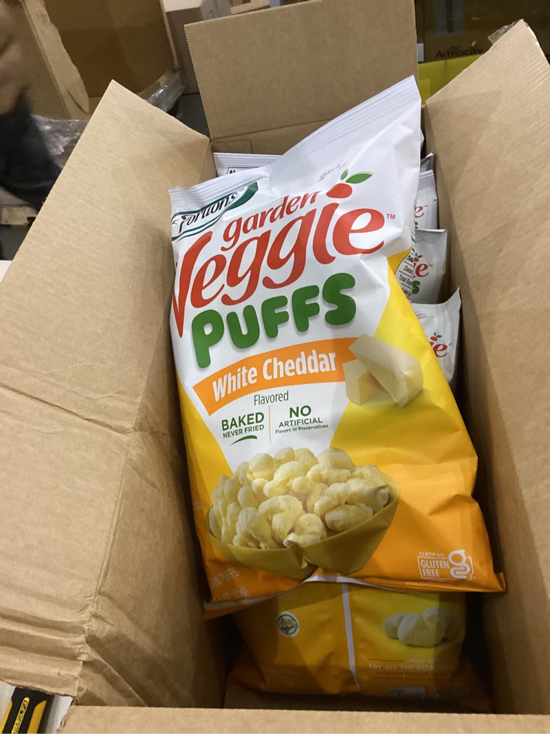 Condition photo showing New/Like New for S P VEG PUFF WHT CHEDDAR ( 6 X 3 OZ )