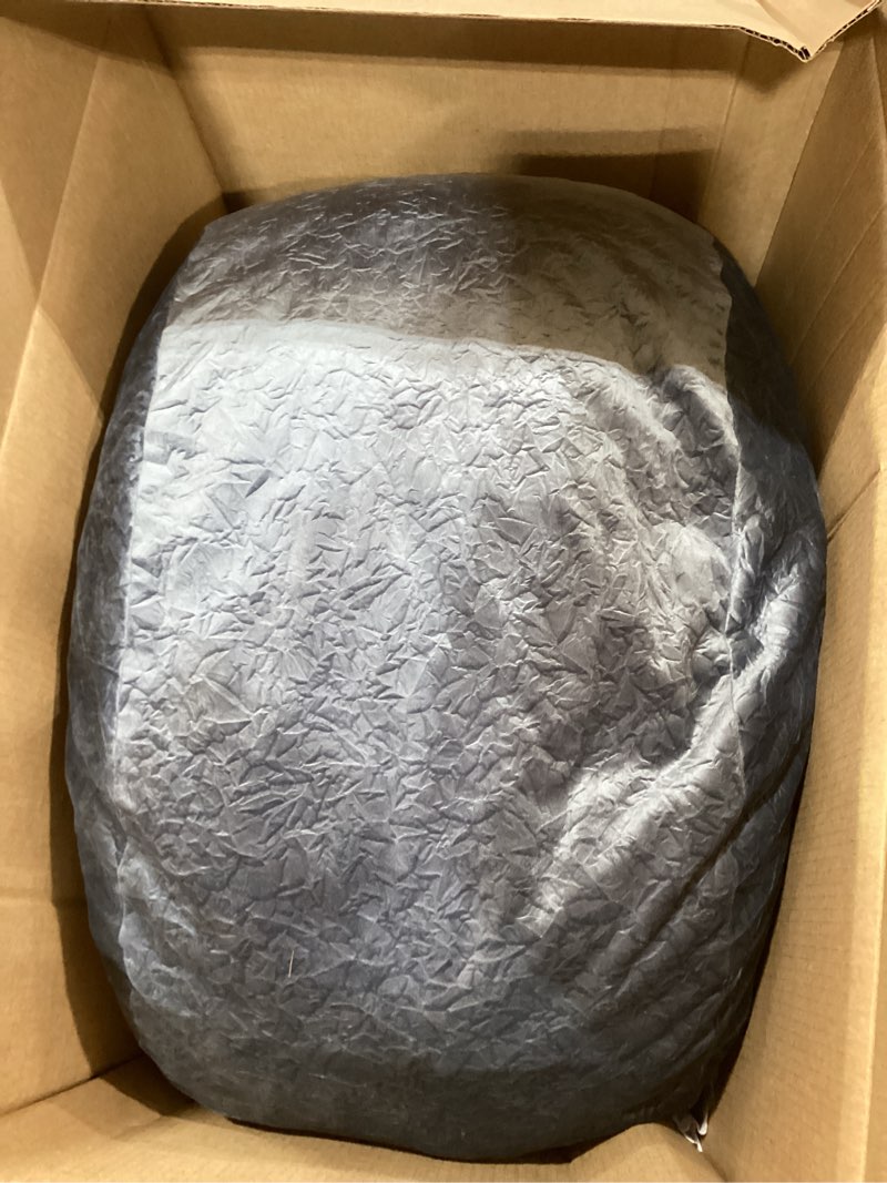 Condition photo showing Good Condition for homguava bean bag chair: oversized bean bags with memory foam filled, large beanbag chairs soft sofa with dutch velet cover (blue) jumbo blue