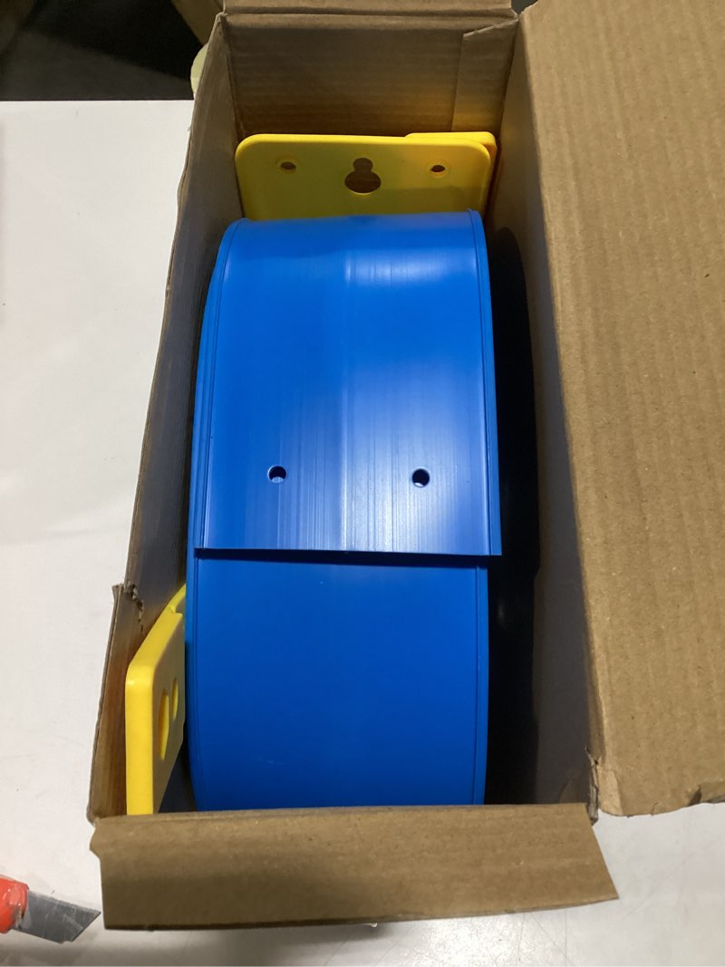 Condition photo showing Good Condition for 15 Ft Flexible Race Car Track, Portable Dual-Sided Race Car Track with 4 Cars & Suction Cups, Compatible with Hot Wheels & 1/64 Diecast Cars, Kids’ Car Ramp & Race Track (Blue L)