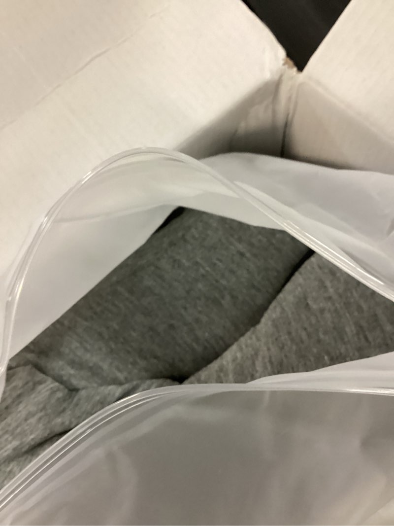Condition photo showing New/Like New for c cushion lab patented pressure relief seat cushion for long sitting hours on office/home chair, car, wheelchair - extra-dense memory foam for hip, tailbone, coccyx, sciatica - light grey gray