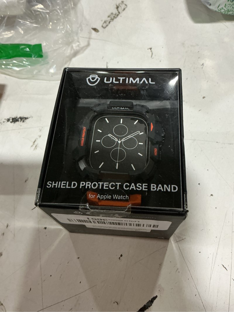 Condition photo showing Good Condition for ultimal rugged case with band for apple watch 46mm,compatible with apple watch series 11/10, military grade shockproof bumper cover for iwatch tactical band men (orange, 46mm) orange 46mm