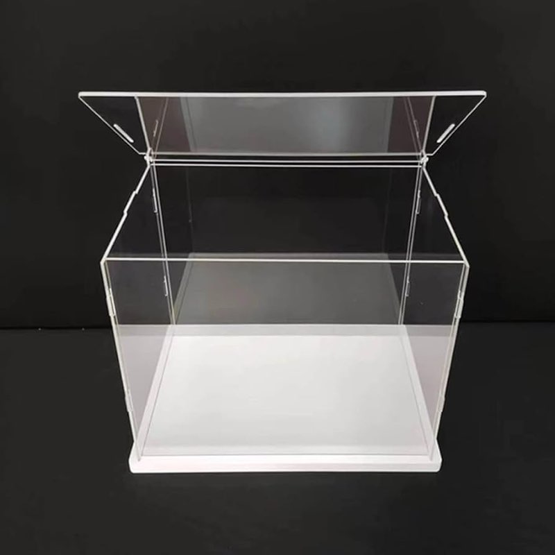 Acrylic case, size unknown 