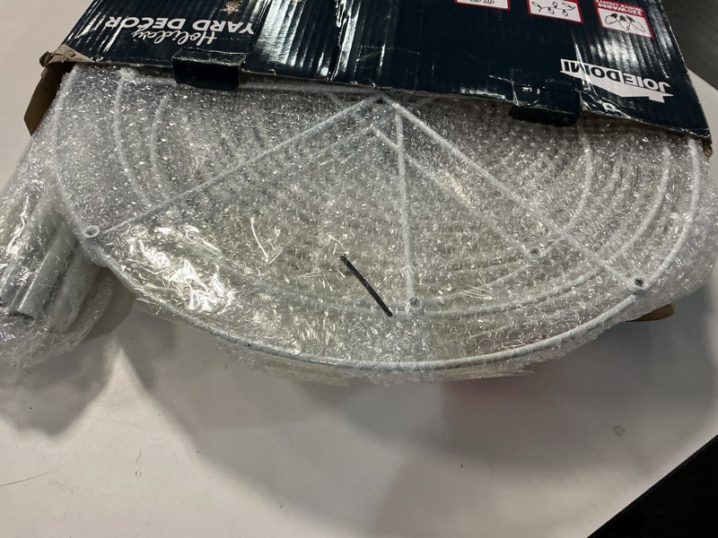 Condition photo showing Good Condition for JOIEDOMI 3 Pack Spiral Christmas Tree Lights, 218 LED Outdoor Lighted Tree with Star Topper & Stakes, Christmas Decorations for Yard Porch Patio Garden Holiday Xmas Eve Night Décor, Warm White