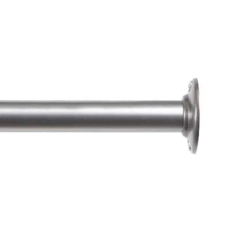 project source 60-in to 60-in chrome fixed single straight shower curtain rod