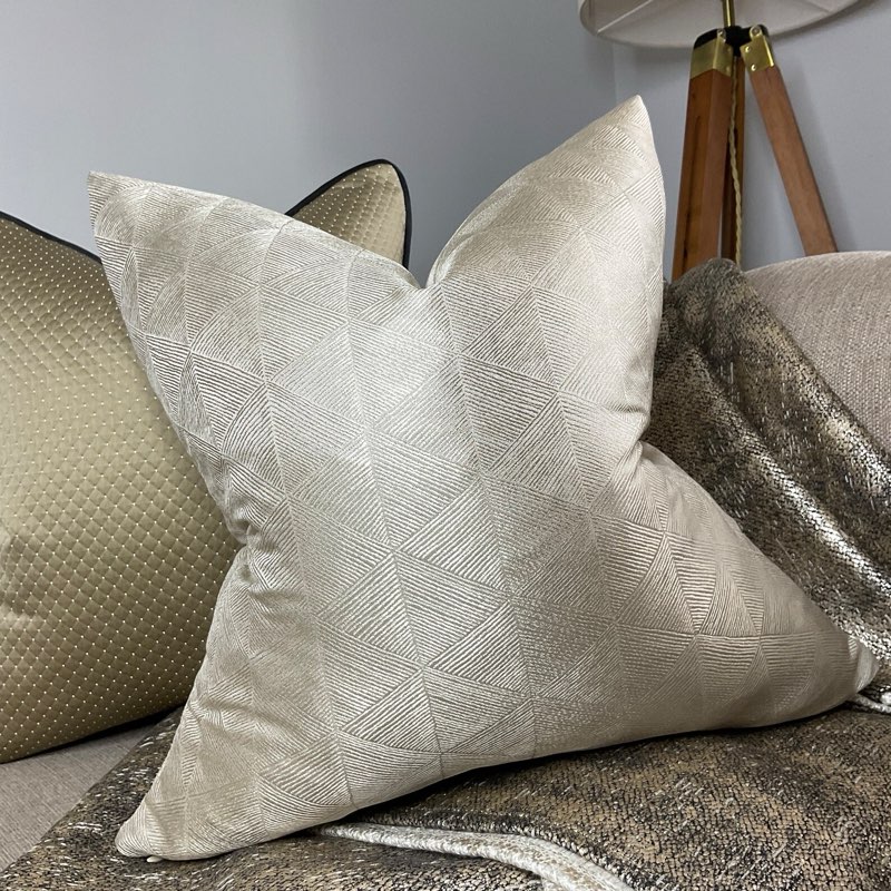 Melousia Luxury French Style Pillow Cover 17x17