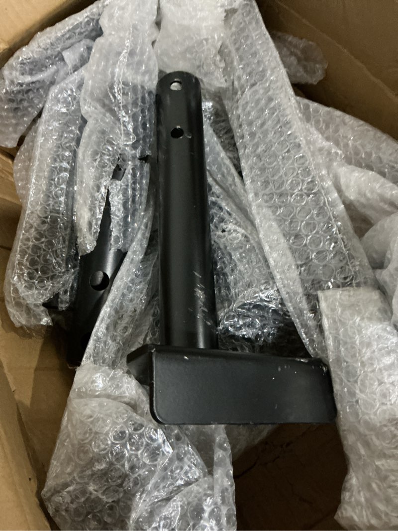 Condition photo showing As Is for sautvs heavy duty spare tire mount rack holder for can-am maverick x3, fits up to 32" tire steel powder coated spare tire carrier holder for can am maverick x3 max turbo rr 2017-2025 accessories | heavy duty rack holder, fits up to 32" tire steel spare tire carrier holder, friction resistance, black powder coated
