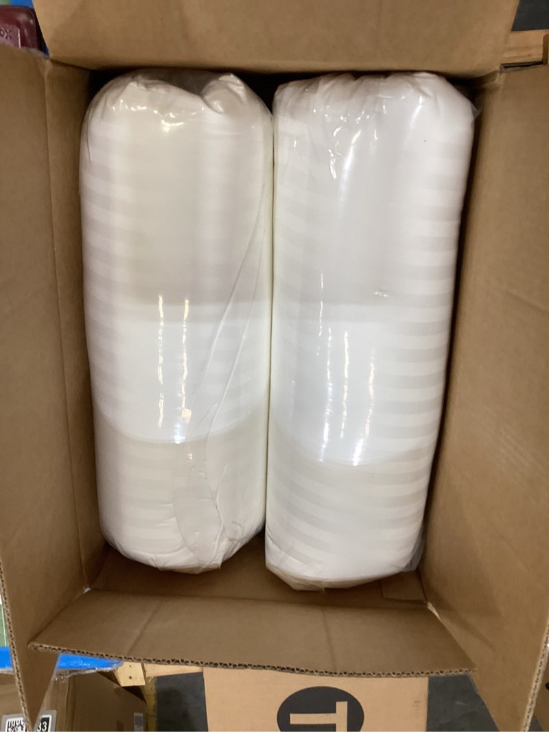 Condition photo showing Good Condition for beckham hotel collection bed pillows standard/queen size set of 2 - original soft down alternative pillow for sleeping - soft support for back, stomach or side sleepers queen / standard white