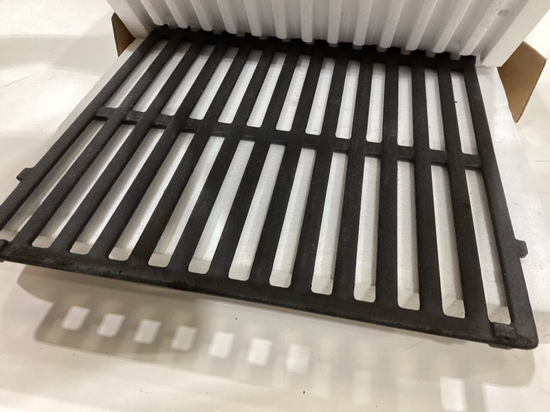 Condition photo showing Good Condition for genesis ii grill grates for weber genesis ii 300 and genesis ii lx 300 series grills, genesis ii e&s 310 315 320 325 340, 18.75" grill parts for weber genesis 2, weber 66095 66802,66805, cast iron 18.75" weber genesis ii 300
