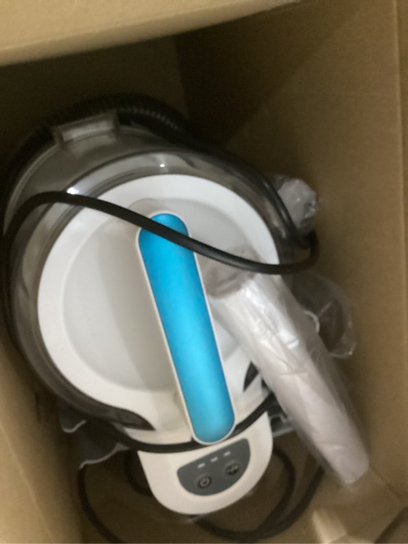 Condition photo showing Good Condition for pet grooming kit with 3.4l oversized vacuum suction - 99% pet hair removal - professional dog clippers & shedding tools for cats, teddy, poodle, golden retrievers (pearl white) cloud white
