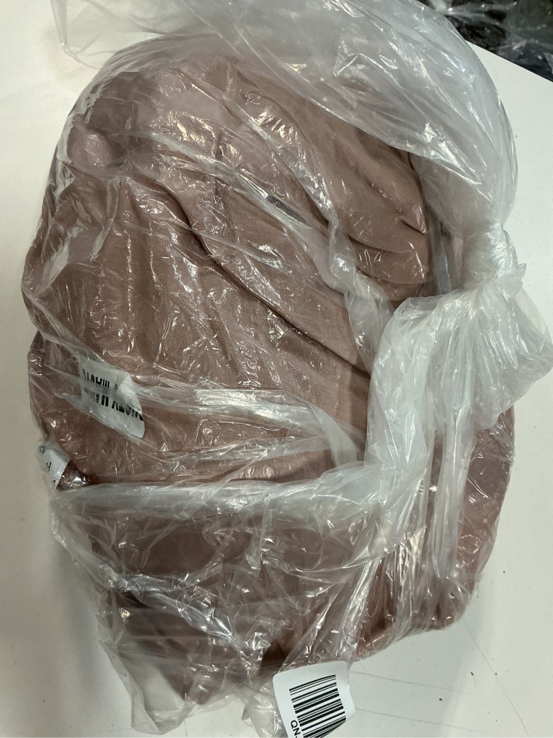 Condition photo showing Good Condition for european linen duvet cover, full/queen, dusty mauve