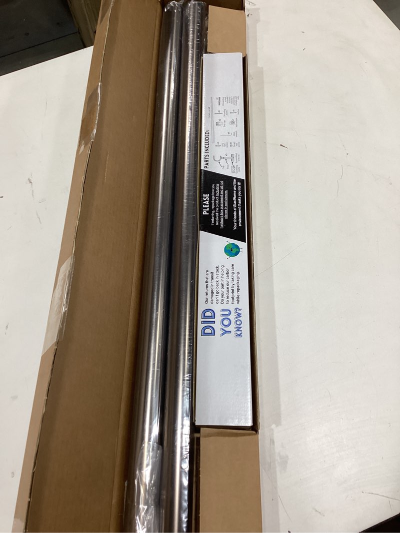 Condition photo showing New/Like New for BlastHome® Non-Adjustable Luxury Curtain Rods for Windows, 1 ¼” Rod Set, 5 foot Fixed Length (Two Rods Connect for a Seamless Look), Oil Rubbed Bronze Single Rod Oil Rubbed Bronze 5 foot