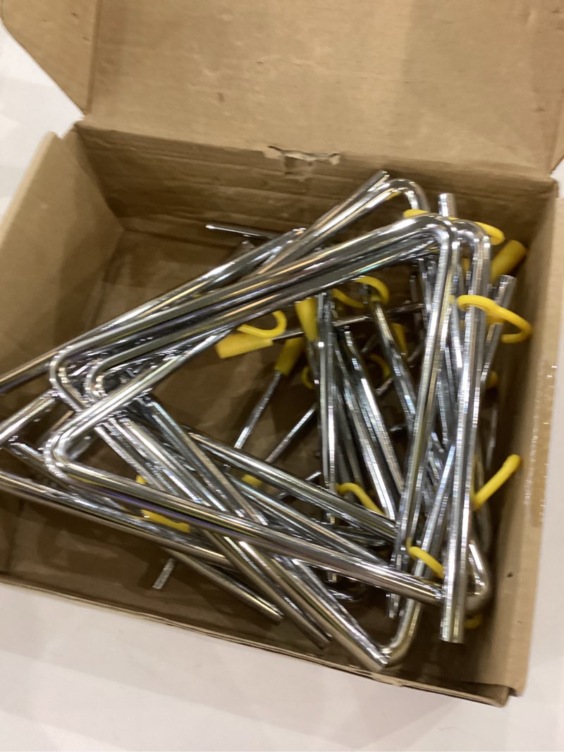 10 Pcs Triangle Instrument Musical Triangle Steel Percussion Instrument with Striker Rhythm Hand Per