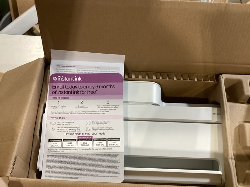 Condition photo showing Good Condition for hp deskjet 4227e wireless all-in-one color inkjet printer, scanner, copier, best-for-home, 3 month instant ink trial included, ai-enabled (6w7f0a)