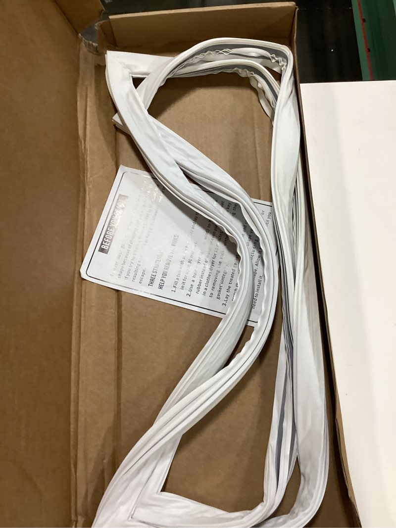 Condition photo showing Good Condition for upgraded 241872513 refrigerator freezer door gasket compatible with frigidaire kenmore crosley refrigerator door gasket seal part replace 241872506 240370906 240390701 240542118 5304439521 5304439523