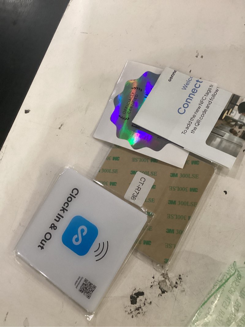 Condition photo showing Good Condition for connecteam nfc tag for clock in & out (2-pack)