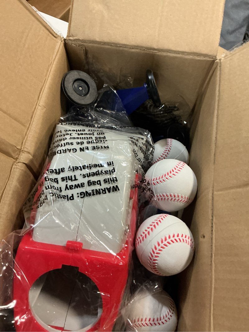 Condition photo showing Good Condition for Franklin Sports Kids Pitching Machine - Plastic Baseball Pitching Machine for Kids Batting Practice - MLB Power Pitcher with Adjustable Speeds