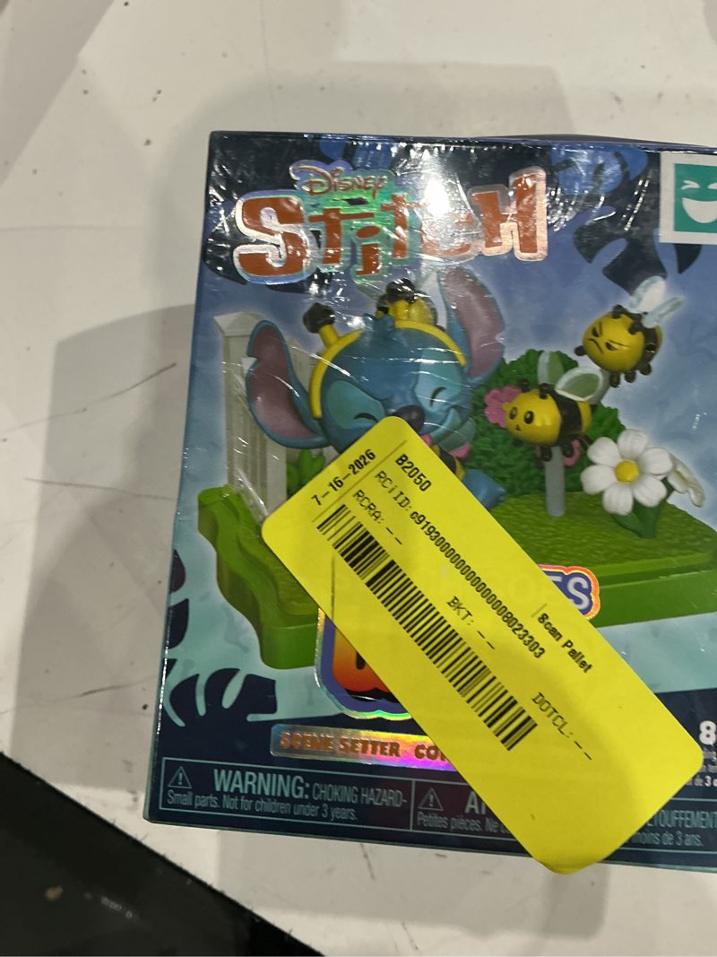 Condition photo showing Good Condition for happy haul disney stitch goes wild scene setters blind box collectible figure with scenic base & accessories, 3 in tall, short-run drop, ages 8+