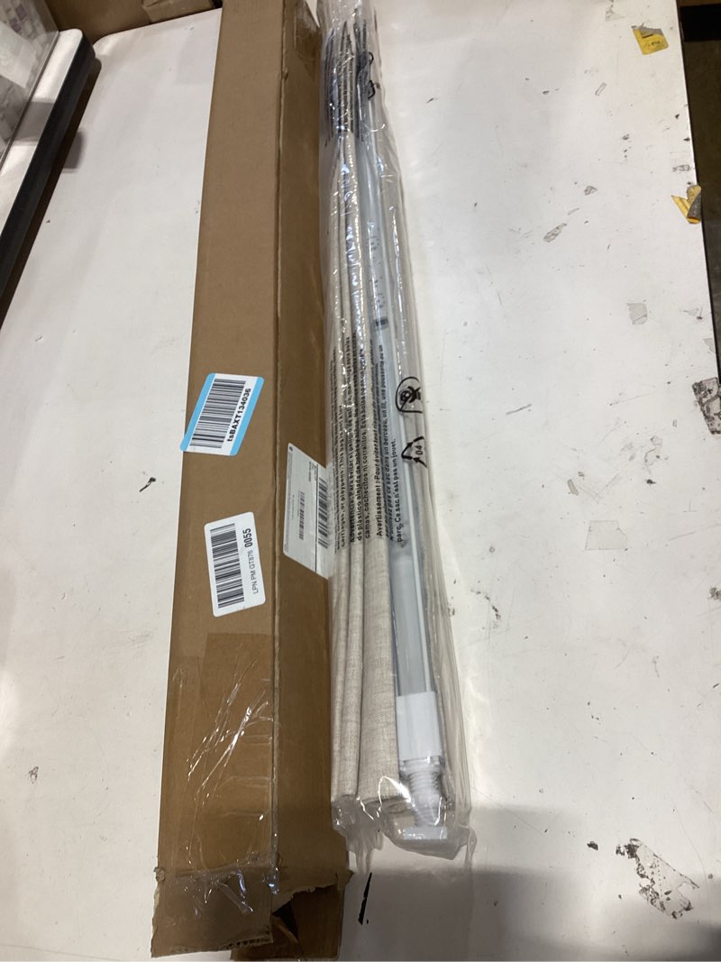 Condition photo showing As Is for lazblinds no tools no drill cordless roman shades for windows, blackout thermal insulated uv blocking window blinds, room darkening fabric blinds for indoor windows, 36'' w x 48'' h, beige blackout - beige 36" w x 48" h