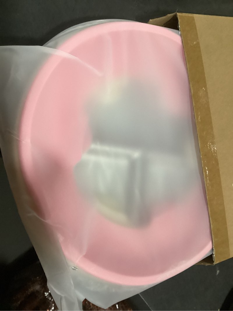 Condition photo showing New/Like New for Stainless Steel Baby Plates with Suction,9”Compartment Divided Dish, Removable and Dishwasher Safe Food Grade Silicone Sleeves,BPA-Free,Unbreakable Toddler Feeding Set (off white+Light Pink)