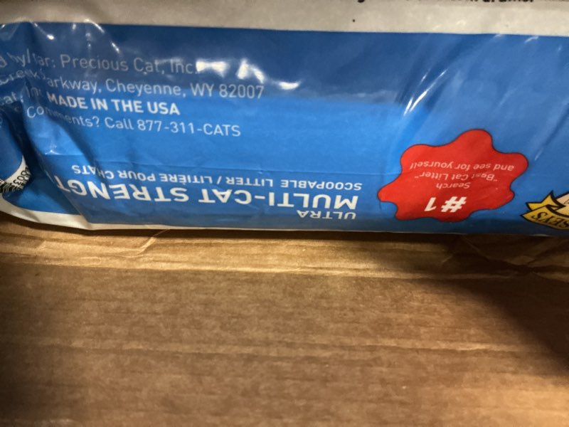 Condition photo showing New/Like New for dr. elsey's ultra unscented clumping clay cat litter 40 lb. bag