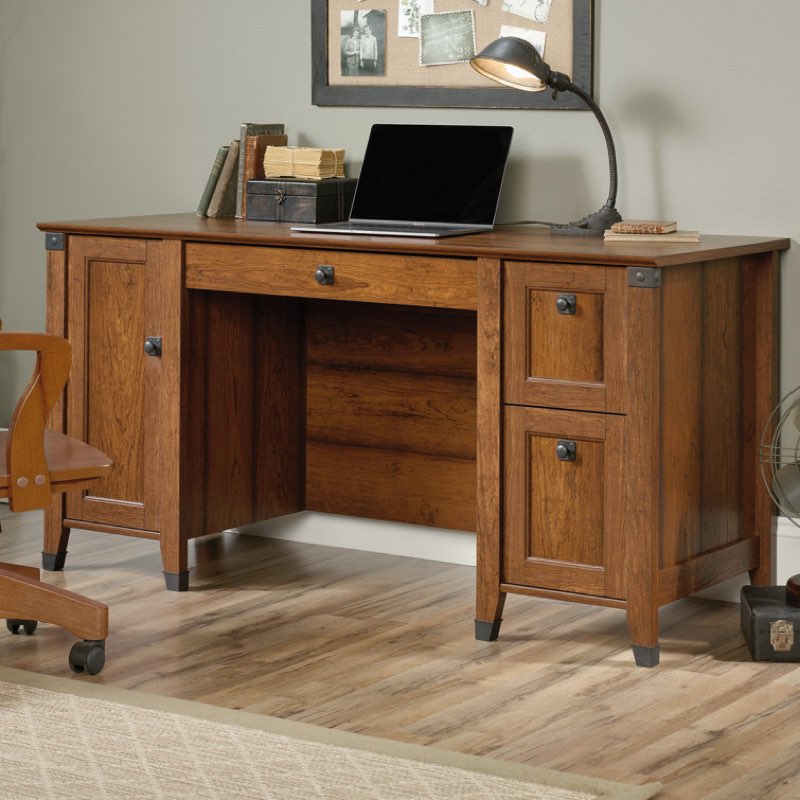 Incomplete) Washington Cherry Jonassaint Computer Desk