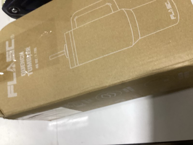 FLASC 40 oz Tumbler With Handle and Straw | 100% Leakproof Insulated Tumbler With Lid and Straw | In