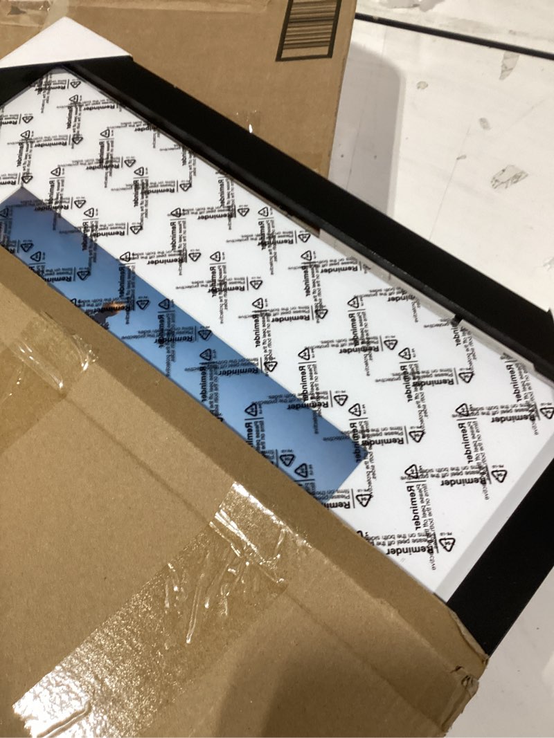 Condition photo showing New/Like New for seseat 16x20 picture frame black, display pictures 11x14 with mat or 16x20 without mat, photo frames wall gallery, 1 pack black 16x20