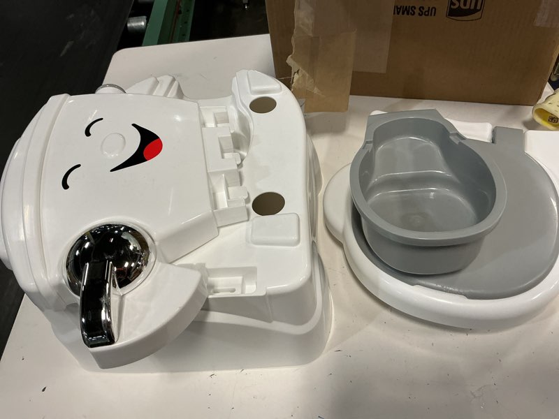 Condition photo showing Good Condition for fisher-price™ 2-n-1 toddler toilet cheer for me! potty training seat with lights sounds phrases and removable potty ring