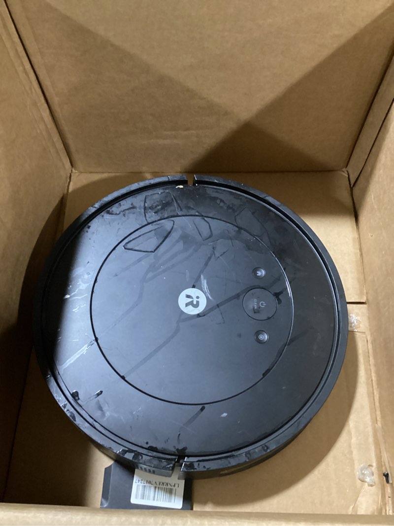 Condition photo showing As Is for iRobot Roomba Combo Robot Vacuum & Mop (Y0110) - Easy to use, Power-Lifting Suction, Vacuums and mops, Multi-Surface Cleaning, Smart Navigation Cleans in Neat Rows, Self-Charging, Alexa