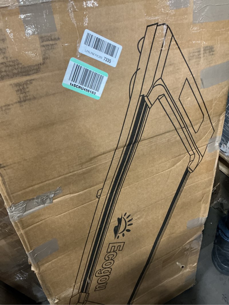 Condition photo showing As Is for Walking Pad with Handle Bar and Incline, 3 in 1 Under Desk Treadmill with Hiking Mode, 2.5HP Low Noise Walking Treadmill Pad with Remote Control,Portable Treadmills for Home Office, Led Display L6 3Level 8% Manual Incline