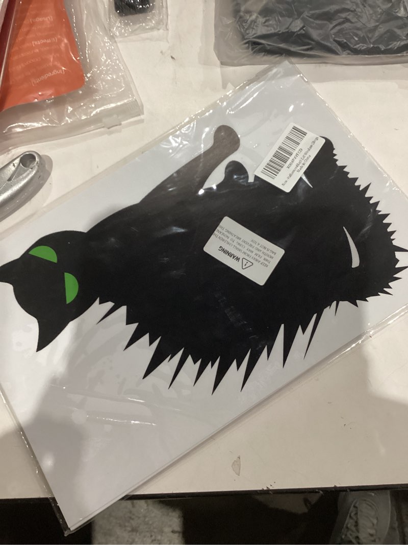 Condition photo showing New/Like New for Halloween Window Clings Decor Decorations Black Cat Window Stickers Silhouette Window Decals for Indoor School Home Office Party Decor