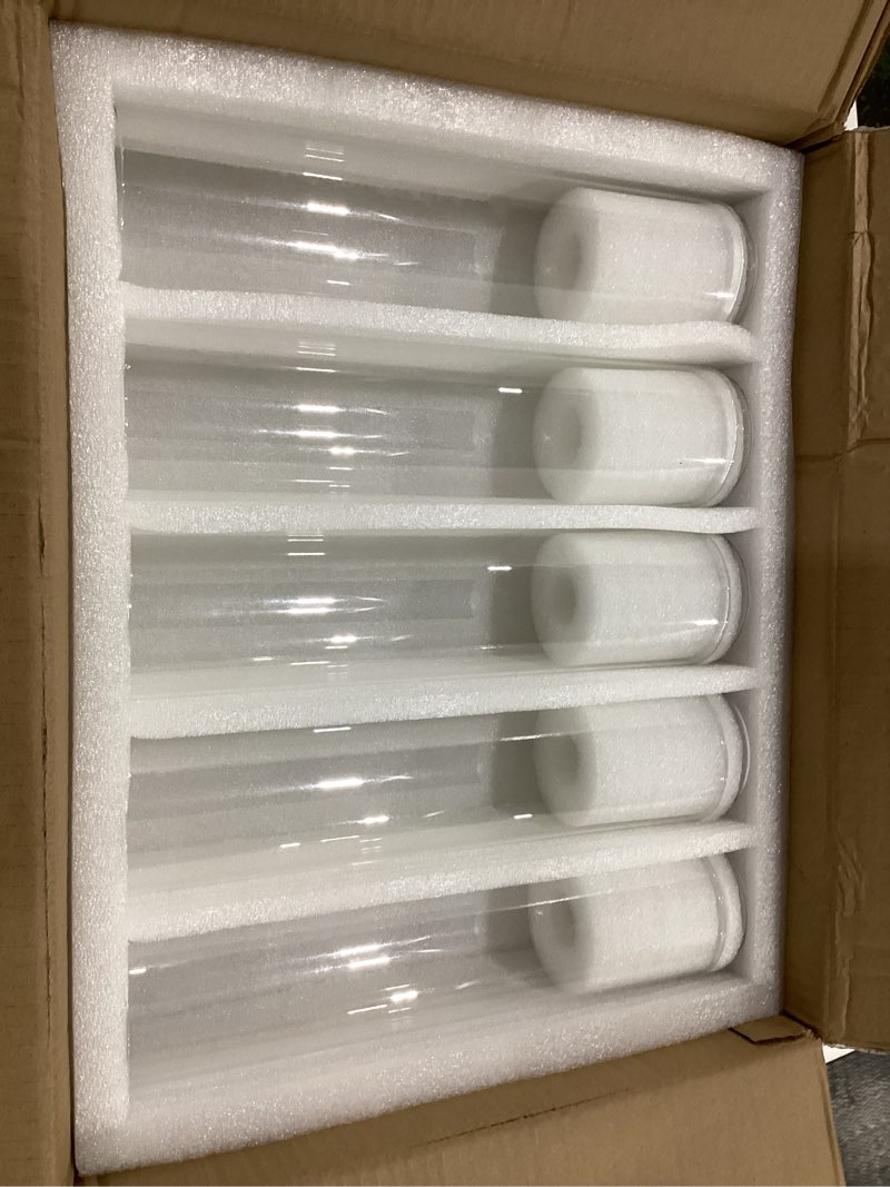 Condition photo showing New/Like New for hurricane candle holder thickened cylinder covers 10 pcs taper candle sticks holder glass tall candlesticks holders centerpiece for wedding dining table clear 10