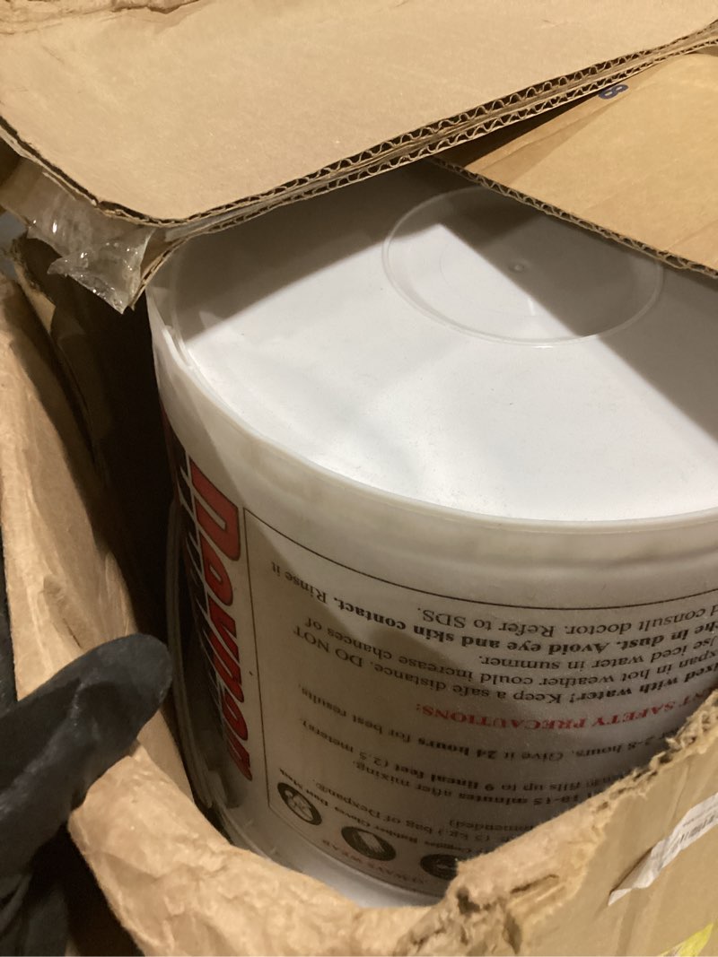 Condition photo showing Good Condition for expansive demolition grout 44 lb. bucket for rock breaking, concrete cutting, excavating. alternative to demolition jack hammer breaker, jackhammer, concrete saw, rock drill (dexpan44bkt2) (50f