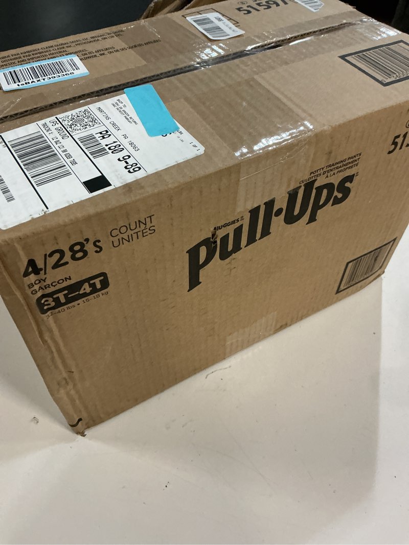 Condition photo showing New/Like New for (Size:3T-4T)Pull-Ups Boys' Learning Design Pack Disposable Training Pants - 3T-4T - 112ct