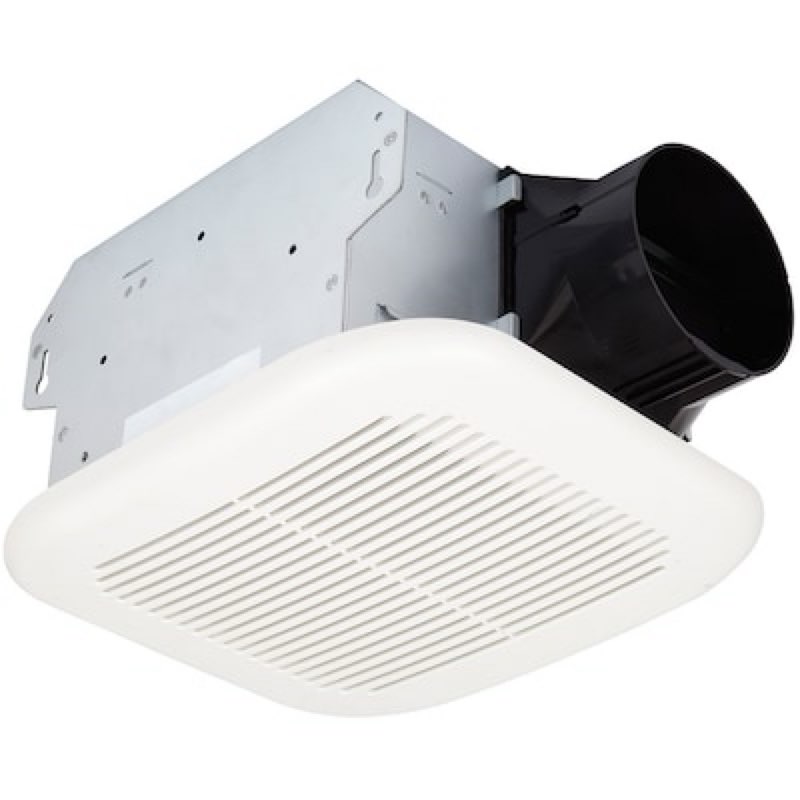 utilitech ventilation fan 1.5-sone 100-cfm white bathroom fan (energy star certified)