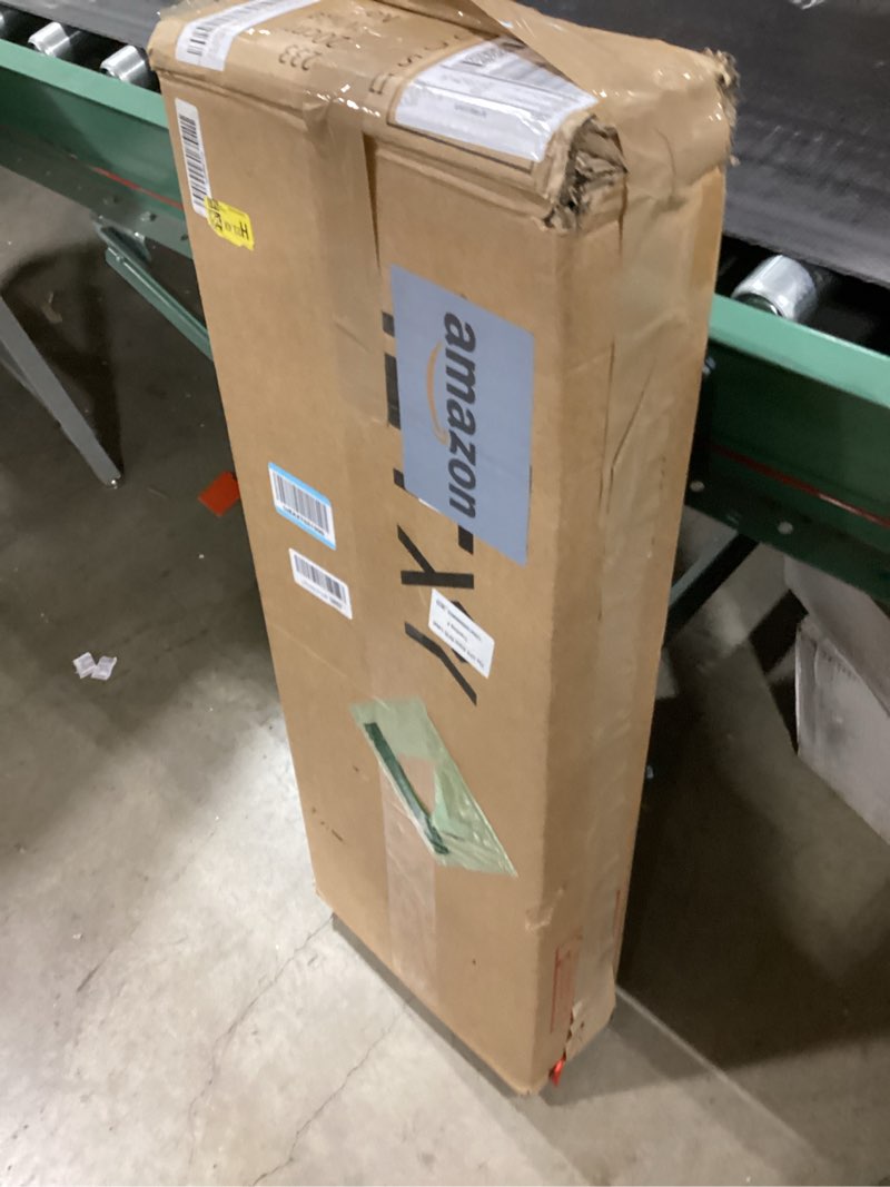 Condition photo showing Good Condition for IOTXY Small Narrow Corner Bookcase - 47 Inches Tall Gap Freestanding Storage Cabinet, 5 Lattices Open Shelves Tower Rack, Cubes Bookshelf in White 5-Cubes White