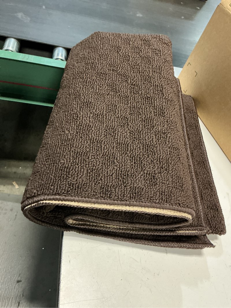 Condition photo showing Good Condition for beqhause door mat 32" x 48", non-slip door mats indoor entryway rugs washable low-profile absorbent and stain resist floor mats, dog door mat for front back door, mud wet shoes & paws, brown brown 2'8" x 4' (rectangular)