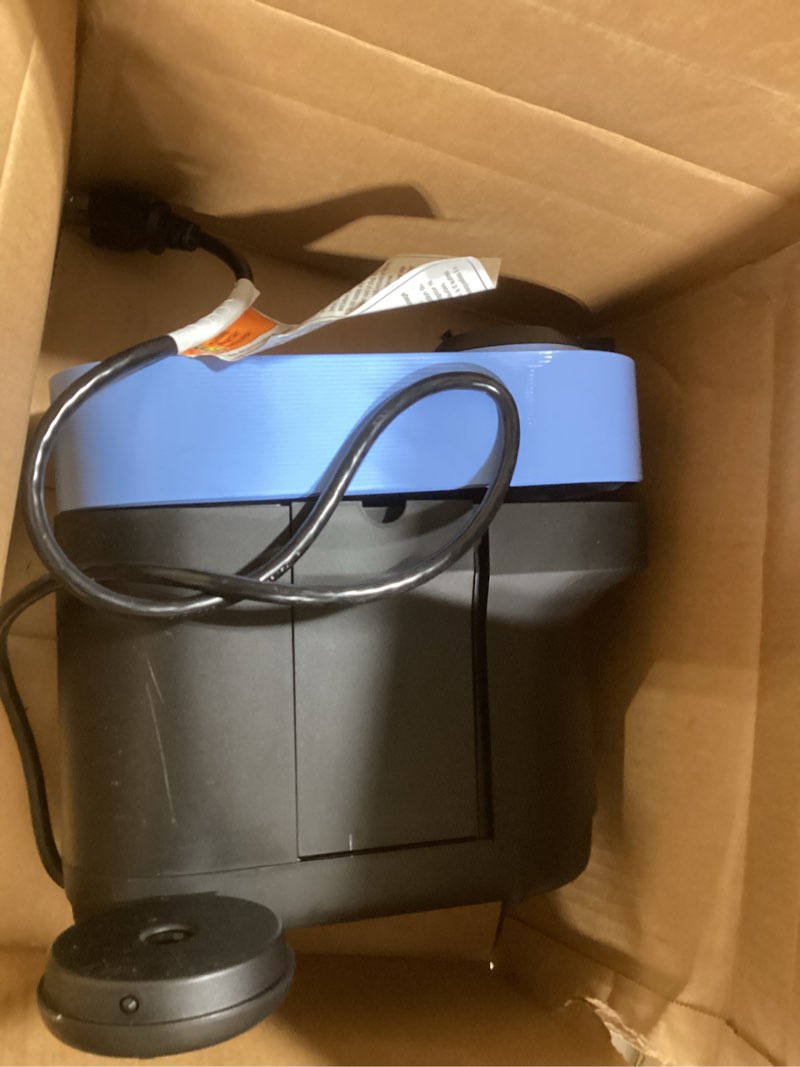 Condition photo showing As Is for Nespresso Vertuo Pop+ Coffee and Espresso Machine by De'Longhi with Aeroccino Milk Frother, Pacific Blue Machine + Frother Pacific Blue