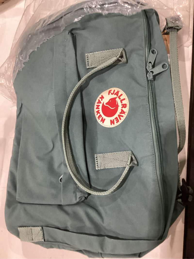 Condition photo showing Good Condition for fjällräven unisex-adult kånken weekender one size frost green