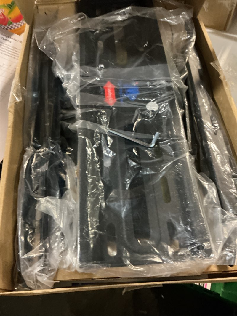 Condition photo showing As Is for mounting dream tv wall mount swivel and tilt for most 26-55 inch tv, tv mount perfect center design, full motion tv mount bracket with articulation, up to vesa 400x400mm, 60 lbs, md2377 26"-55" tv