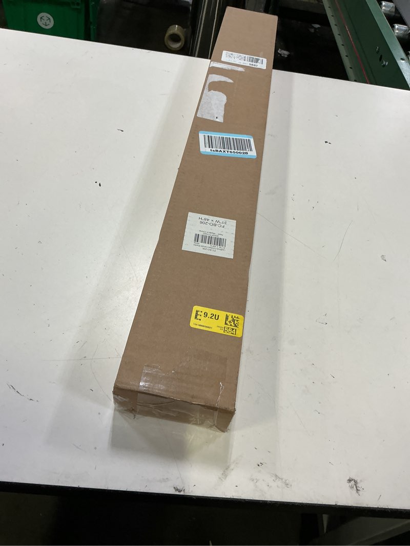 Condition photo showing Good Condition for lazblinds cordless cellular shades, blackout privacy honeycomb shades for home, thermal insulation noise reduction blinds for windows, 31'' w x 48'' h, white blackout-white 31'' w × 48'' h