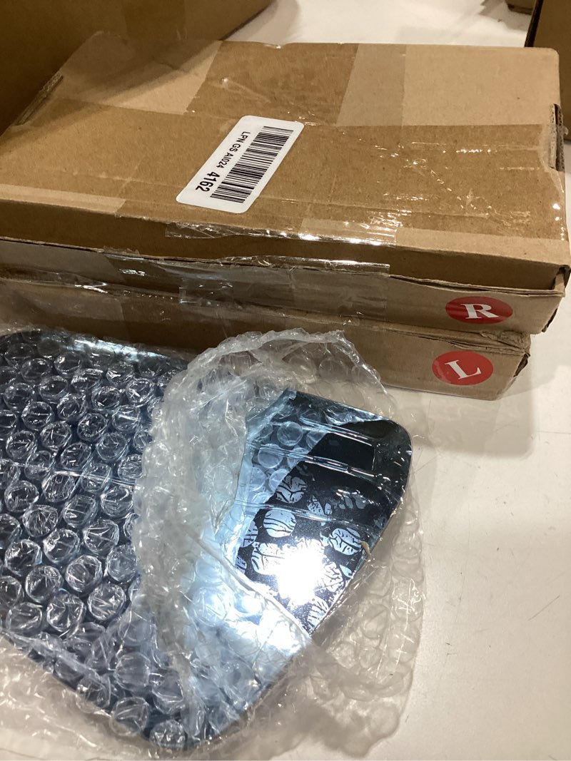 Condition photo showing Good Condition for 2pcs wide angle side mirror glass for tesla model 3 2017-2023 side mirror replacement anti glare heat defogging blue glass lens