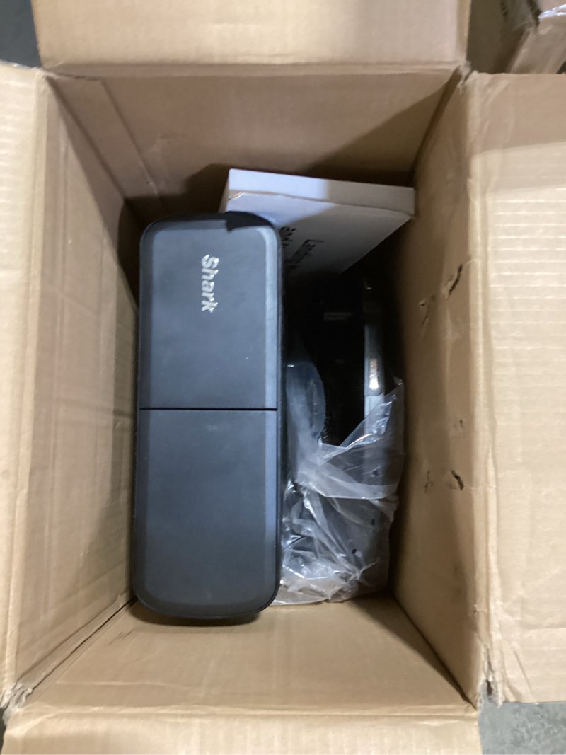 Condition photo showing As Is for Shark Robot Vacuum & Mop Combo, Powerful Suction, Matrix Plus, 60-Day Debris Capacity, HEPA Bagless Self Empty Base, Sonic Mopping, Home Mapping for Pet Hair - Carpets & Hardfloor, AV2610WA Wet and Dry Self-Empty (Gold/Black)