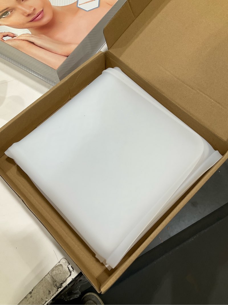 Condition photo showing Good Condition for Silicone Coffee mat 24''x16'' – Non-Slip Bar Mat with Detachable Drying Layer for Espresso Machines, Countertops & Dish Racks Translucent 24" x 16"