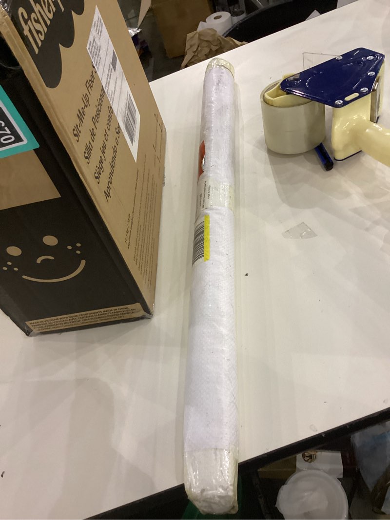 Leffora 28 Inch Frosted Round Table Cover Protector, 2.0mm Thick Plastic Desk Protector Mat, Round W